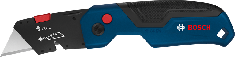 Bosch folding knife with SK5 steel blade.