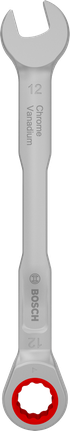 Bosch 12 mm ratchet combination wrench Chrome Vanadium.