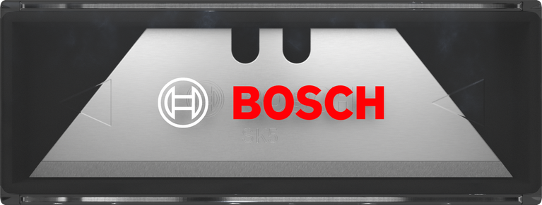 Bosch trapezoid blade SK5 steel for folding knife.
