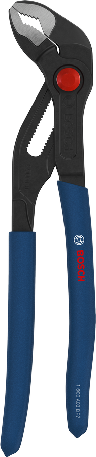 Bosch water pump pliers 250 mm with non-slip handles.