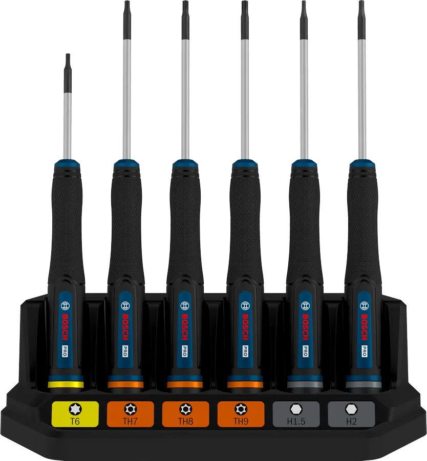 PRO Precision Screwdriver TX/TH/H Set, 6 pcs