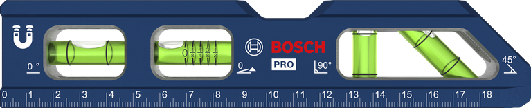 Bosch PRO Billet Torpedo Level 200 mm with magnet.