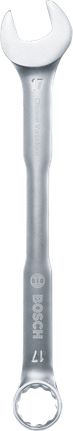 Bosch combination wrench 17 mm chrome vanadium.