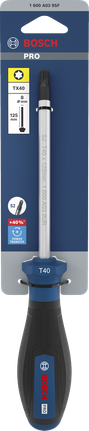 Bosch PRO Screwdriver TX40 x 125 mm with ergonomic handle.