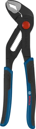 Bosch water pump pliers 180 mm with multi-component handles.