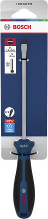 Bosch SL 1.0 x 5.5 mm screwdriver with ergonomic handle.