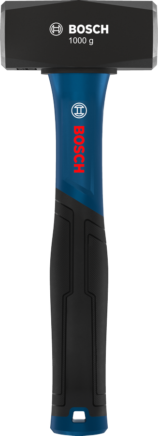 Bosch Club Hammer 1000 g with carbon steel head.