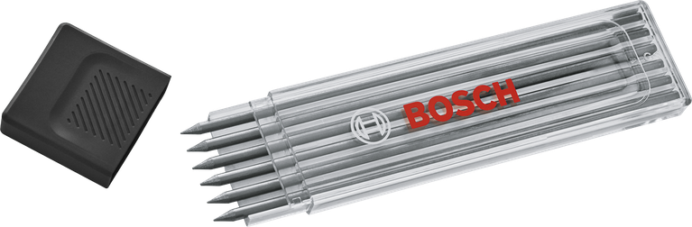 Bosch HB 2.8 mm pencil lead refills pack, 6 pieces.