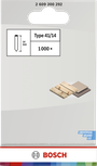 Bosch pin type 41 14mm 1000 pack for wood joining.