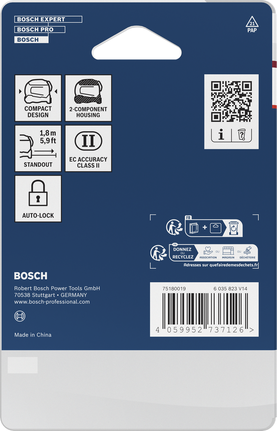 Bosch Tape Measure 3 m with auto-lock feature.