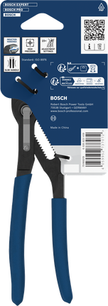 Bosch water pump pliers 180 mm with non-slip handles.