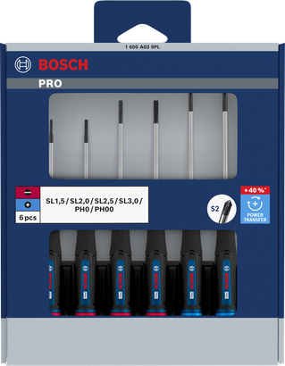 PRO PH/SL Precision Screwdriver Set, 6 pcs