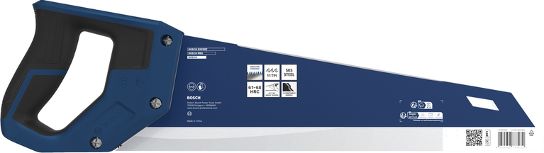 Bosch handsaw 400 mm with 11 TPI SK5 steel blade.