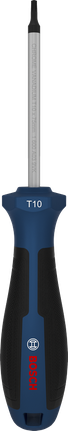 Bosch screwdriver TX10 x 75 mm with ergonomic handle.