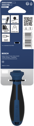 Bosch PZ1 x 75 mm screwdriver with anti-roll handle.