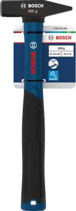 Bosch Engineer's Hammer 300 g with carbon steel head.