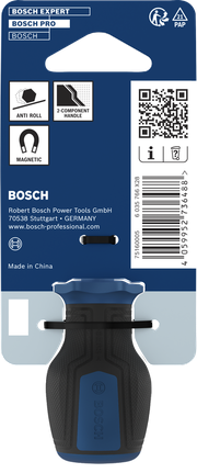 Bosch PRO Stubby Bit Screwdriver with magnetic anti-roll handle.