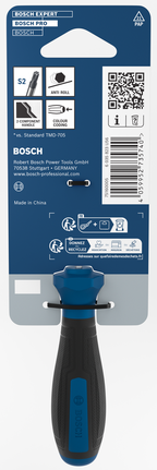 Bosch PRO Screwdriver TX9 x 60 mm with anti-roll handle.