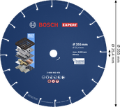 Bosch EXPERT Metal Diamond Cutting Disc 355mm.