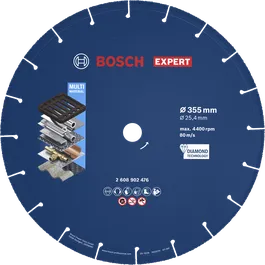 Bosch EXPERT Metal Diamond Cutting Disc 355 mm for multi-material.