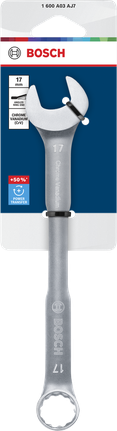 Bosch combination wrench 17 mm chrome vanadium.