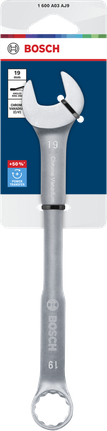 Bosch combination wrench 19 mm chrome vanadium.