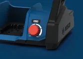 Bosch GVF18V-1300 tool base with red control dial.