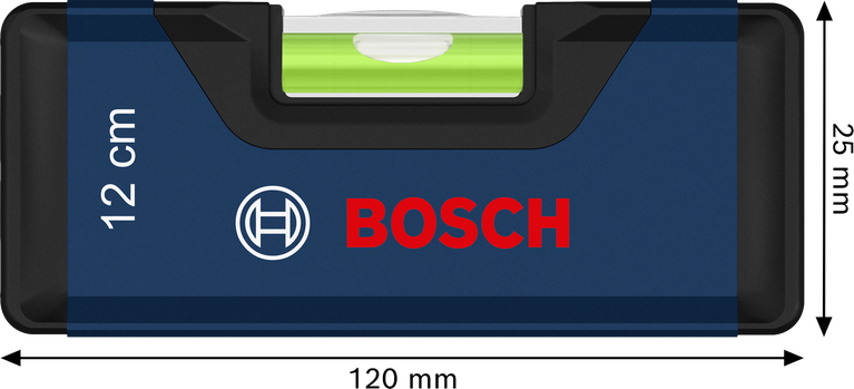 Bosch Box Level 12 cm compact spirit level.