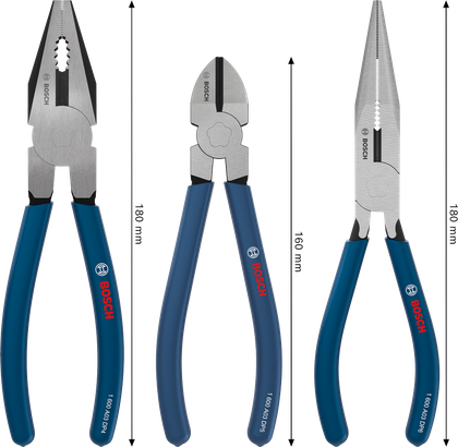Pliers Set, 3 pcs
