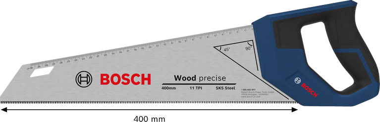Bosch handsaw 400 mm 11 TPI for wood cutting.