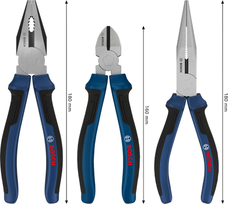 Pliers Set, 3 pcs