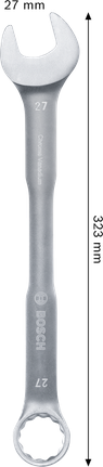 Bosch combination wrench 27 mm chrome vanadium.