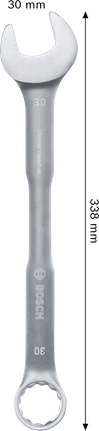 Bosch combination wrench 30 mm chrome vanadium.