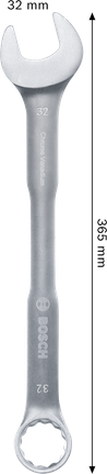 Bosch combination wrench 32 mm chrome vanadium.