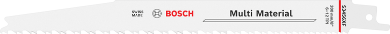 Bosch Multi Material S3456XF BIM reciprocating saw blade.