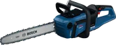 Bosch GKE 18V-40 cordless chainsaw with brushless motor.